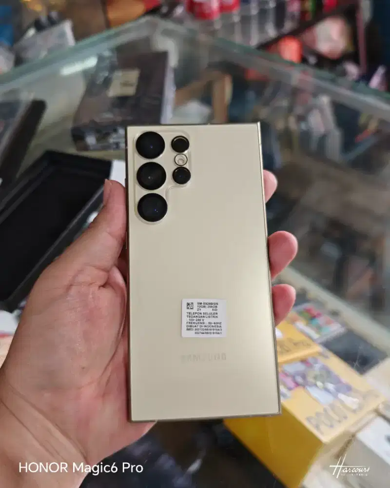 Samsung s24 ultra yellow ram12/256gb exgrs resmi sein langka