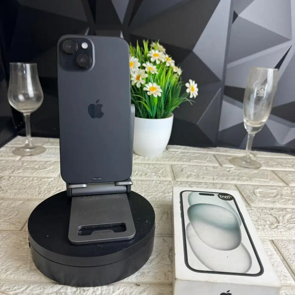 iphone 15 128gb Black ibox ON BH 99% Bisa COD dan TT