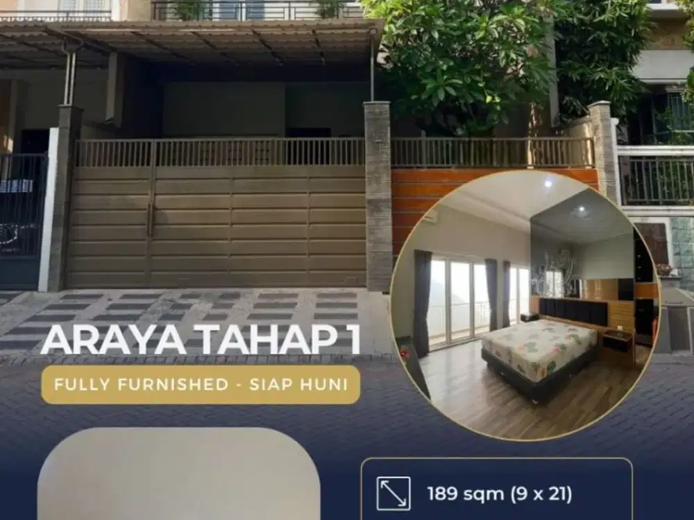 Dijual rumah siap huni galaxi bumi permai araya tahap 1