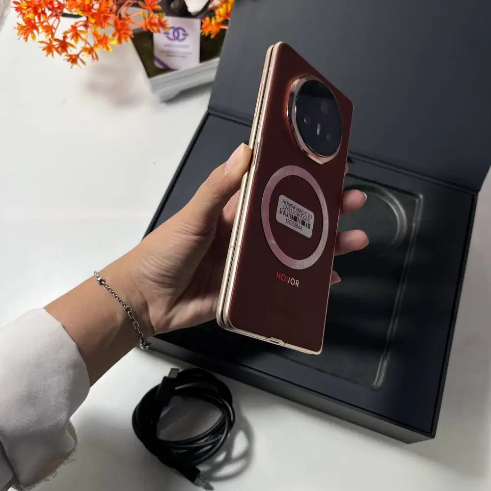 HONOR MAGIC V3 12/512GB REDDISH BROWN RESMI TERDAFTAR BEACUKAI GG33844