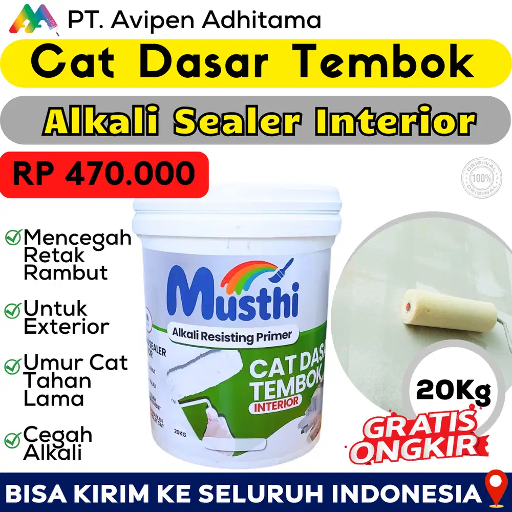 Cat Dasar Alkali Sealer Cat Dasar Tembok Interior Exterior