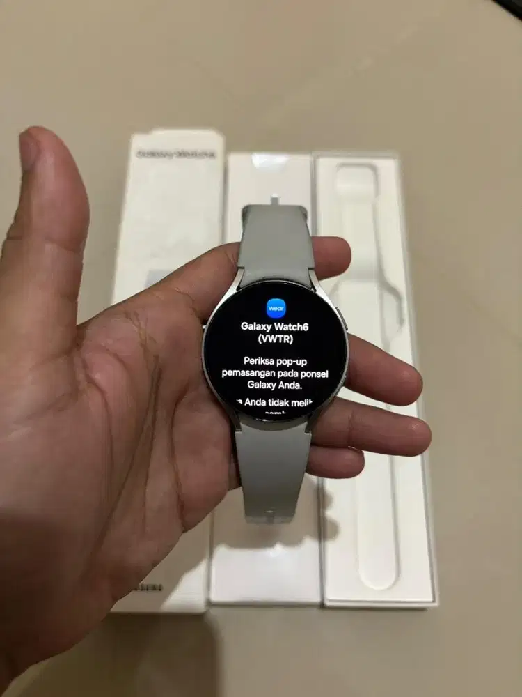 Samsung galaxy watch 6 44mm resmi Sein fullset ori mulus pemakaian