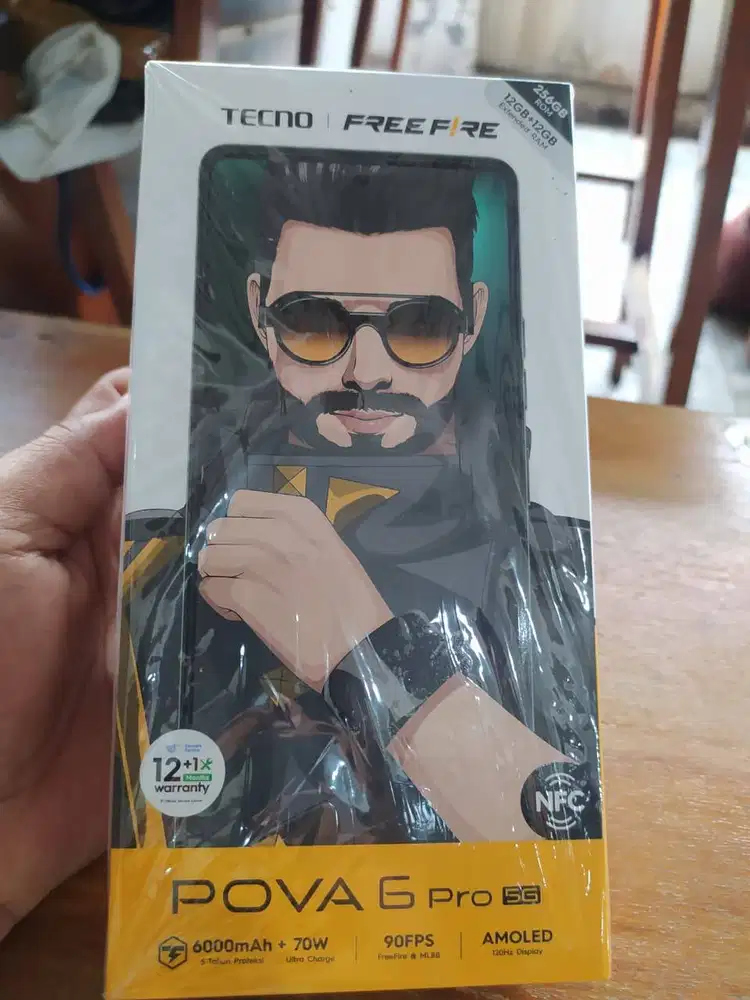 [BEKAS] Smartphone Tecno Pova 6 Pro (5G) 12/256