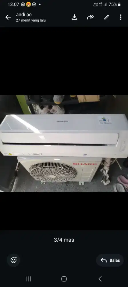 Ac sharp 3/4 pk  r32 model baru