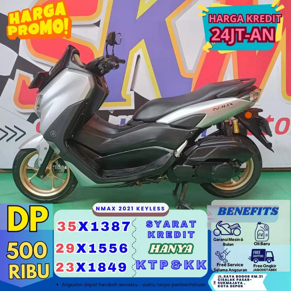 Dp 500rb Proses 1hri kredit nmax 2021 connected