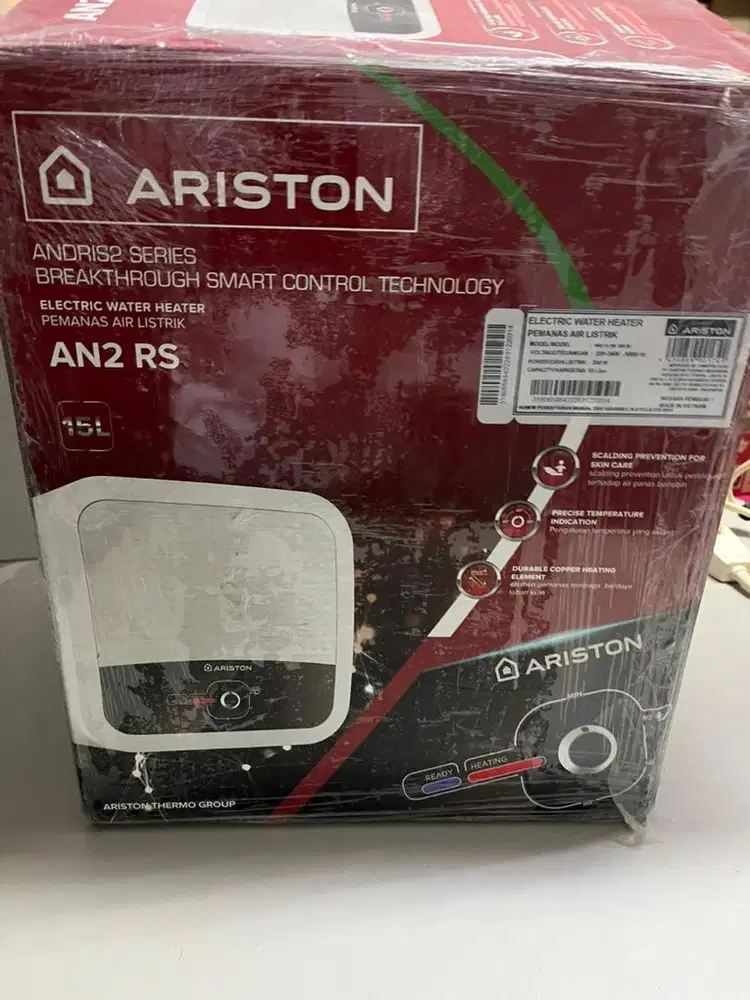 Water heater Ariston Bocor apa adanya