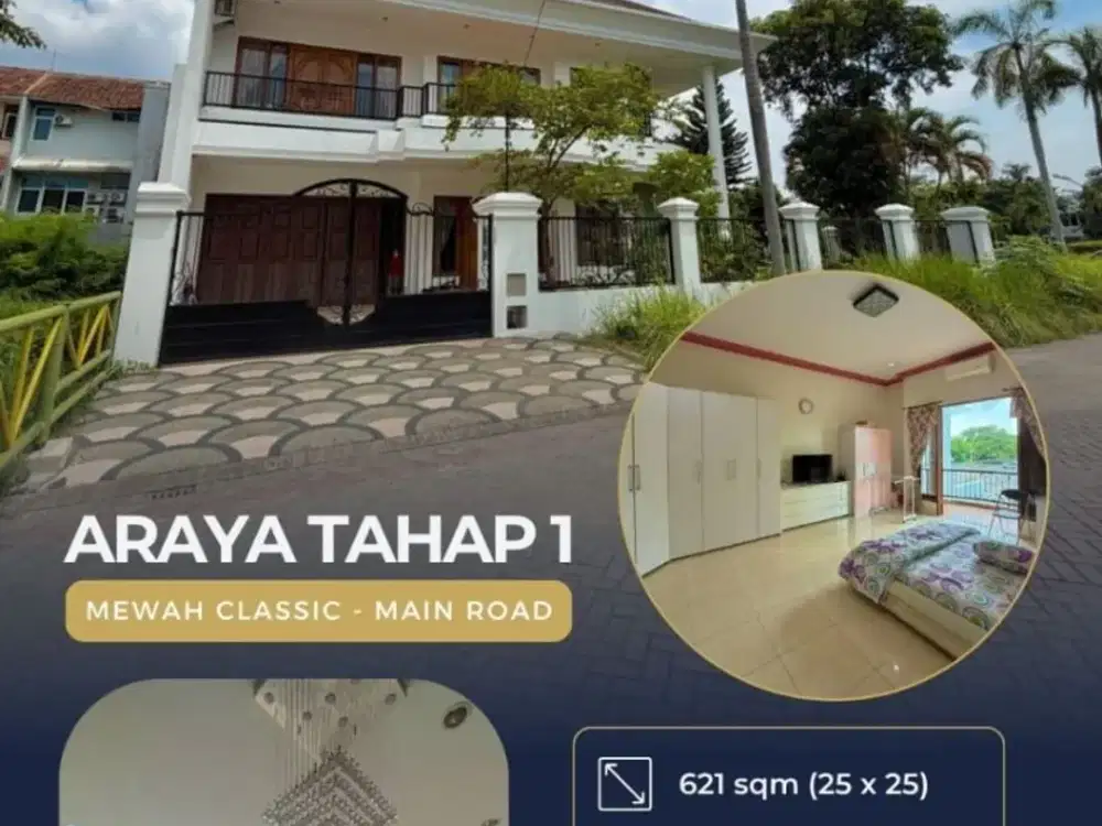 Dijual rumah raya araya tahap 1 boulevard bisa untuk usaha