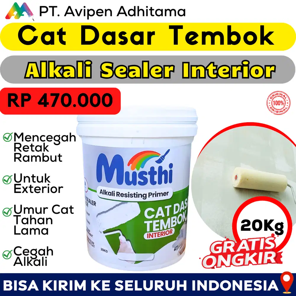 Cat Dasar Tembok Berkualitas Alkali Sealer Daya Rekat Kuat