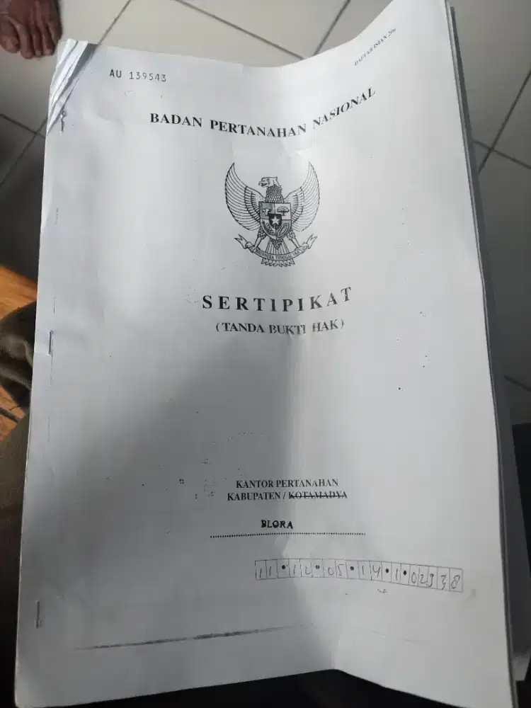 Di jual tanah 1901