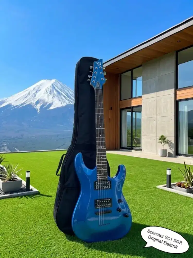 Schecter SC1 SGR ORIGINAL Likenew istimewa