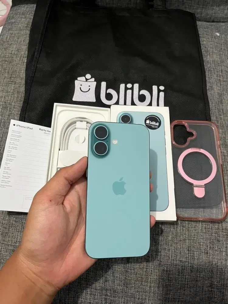 iPhone 16 128 gb resmi like new