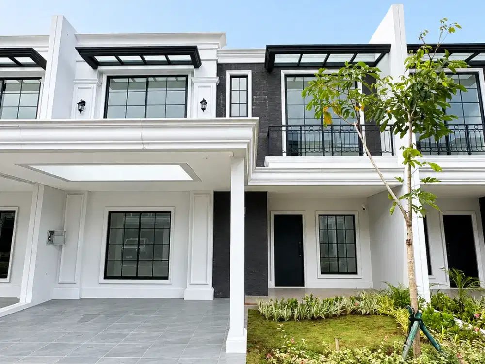 Rumah 2LT Villa Pasir Putih PIK 2 10x15 4+1KT Fasad American Classic