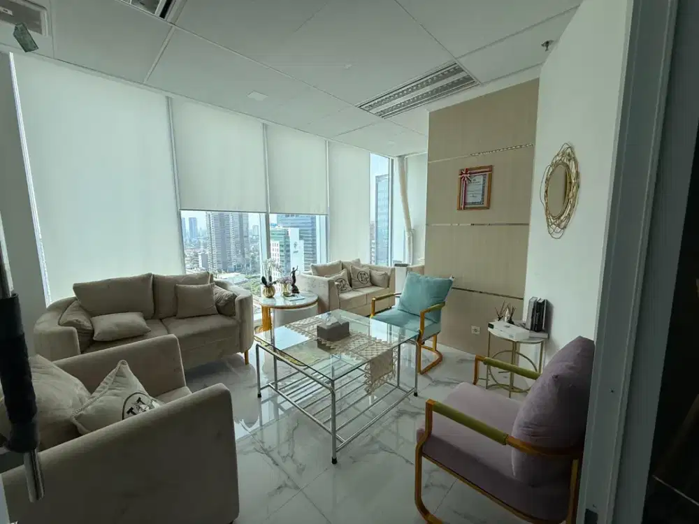 Sewa ruang kantor Furnished di Gedung Palma Tower, Tb simatupang Jakarta Selatan