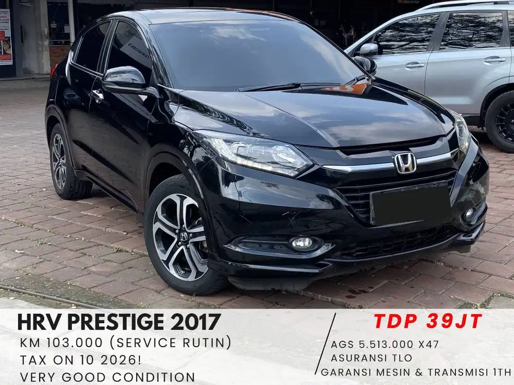 (DP 39jt) HONDA HRV PRESTIGE 2017, HRV PRESTIGE 2018, GOOD CONDITION