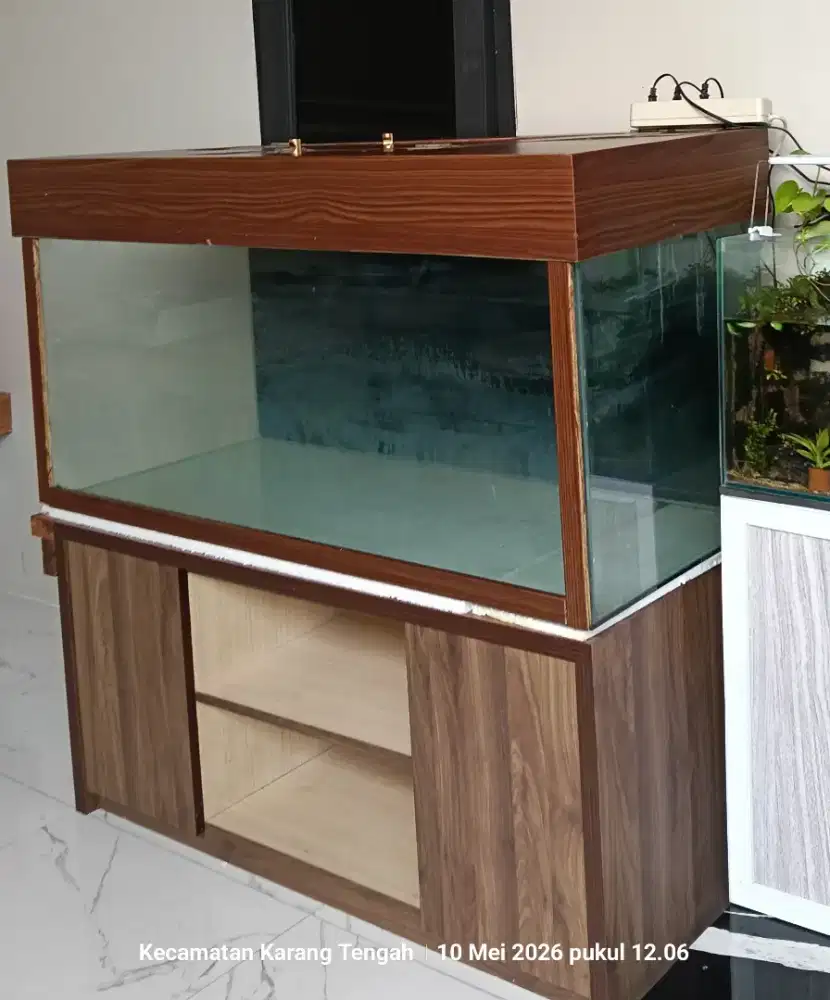Aquarium 120cm fullsett Kabinet