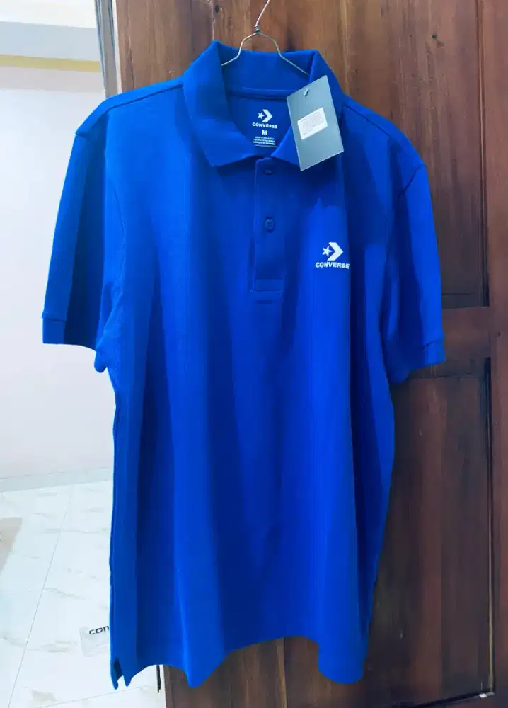 Kaos Polo Shirt Converse Original