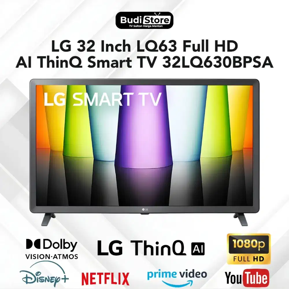 LG 32 Inch LQ63 Full HD AI ThinQ Smart TV 32LQ630BPSA