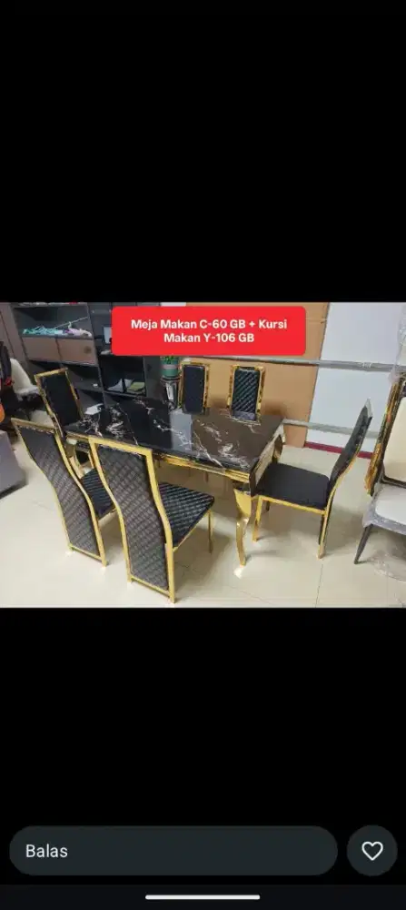 meja makan cicilan dri 15 rb an