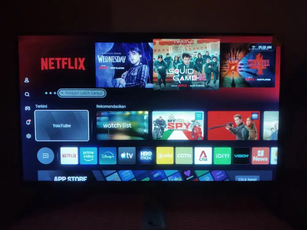 Jual smart tv 32 in sudah bisa internet dan youtub