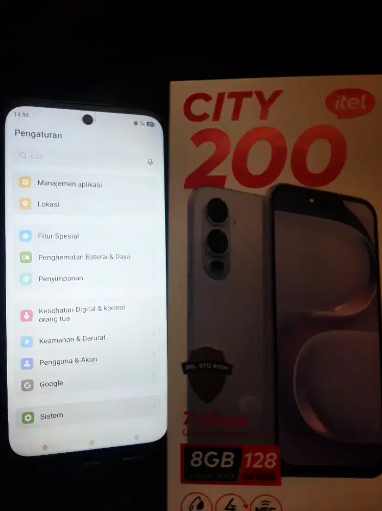 Itel city 200 8/128