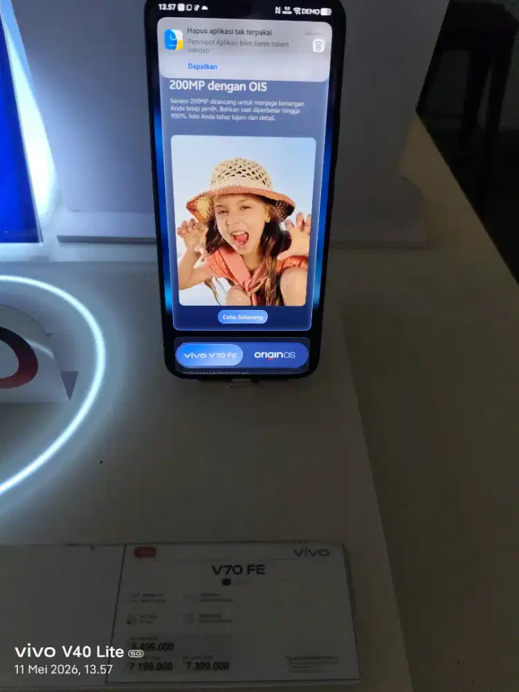 Vivo v70 FE ram 8+8/256