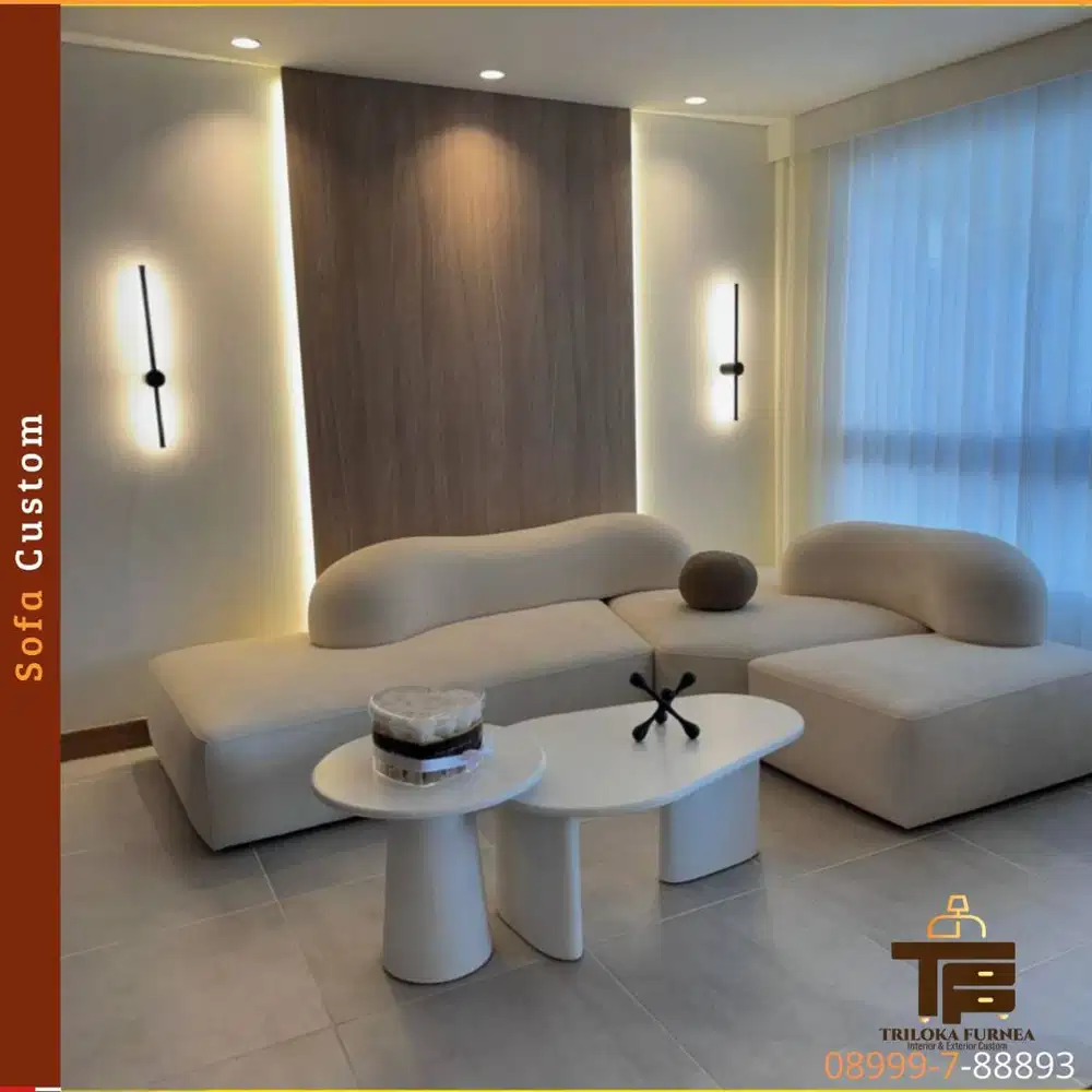 Sofa Custom Premium Triloka Furnea | Estetik, Nyaman & Bisa Request Mo