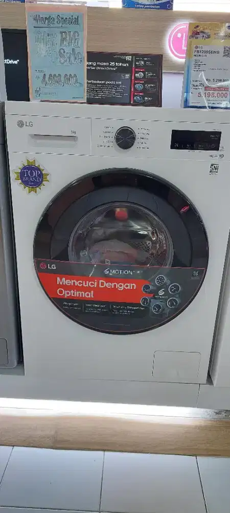 Mesin Cuci LG 9KG Kredit DP 0 Langsung ACC
