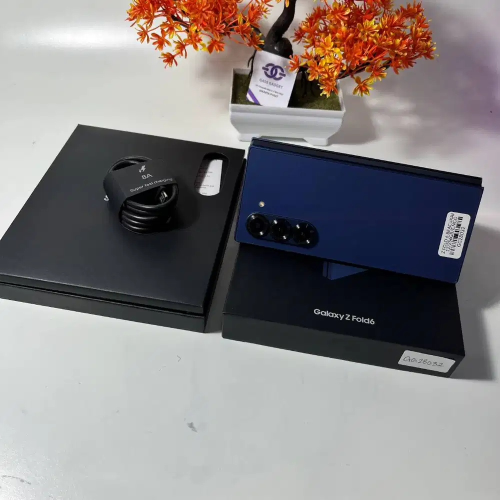 SAMSUNG GALAXY Z FOLD 6 12/256GB NAVY RESMI TERDAFTAR BEACUKAI GG28032