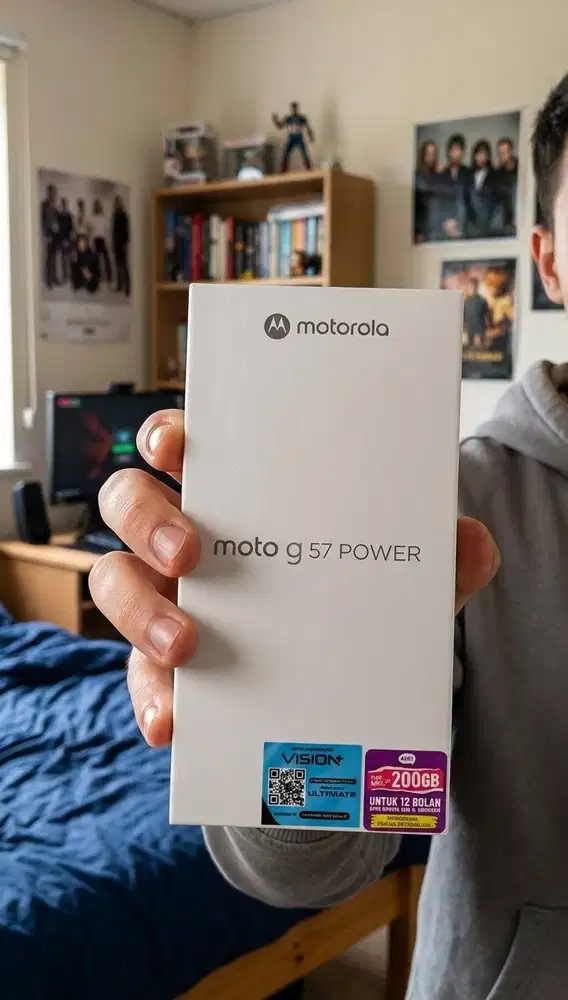 Motorola G57 Power 5G Blue 8/128 GB New Garansi Resmi