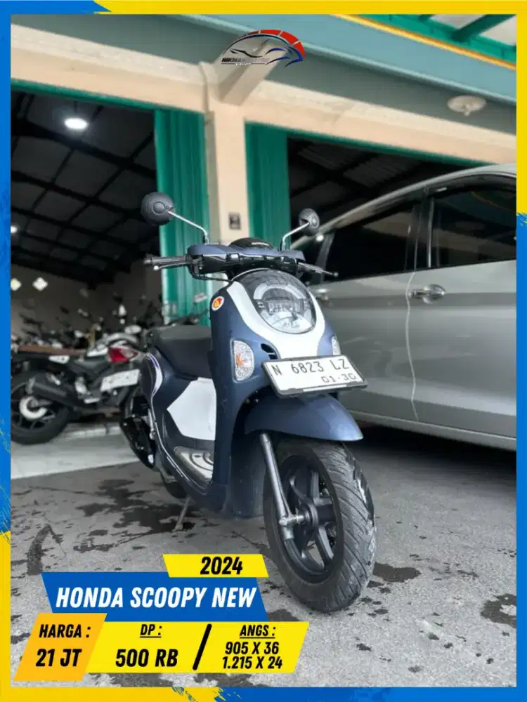 HONDA SCOOPY NEW 2024 MANTAP MASZEHH HIKMAH MOTOR KEPUH MALANG