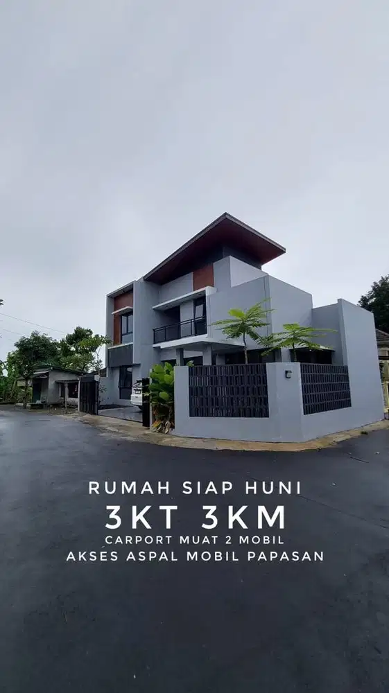 Dijual Rumah Baru Posisi Hook dan Lokasi Strategis