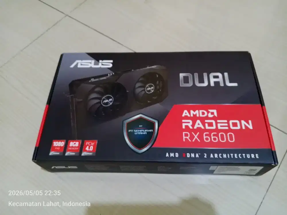 Asus dual amd radeon rx6600