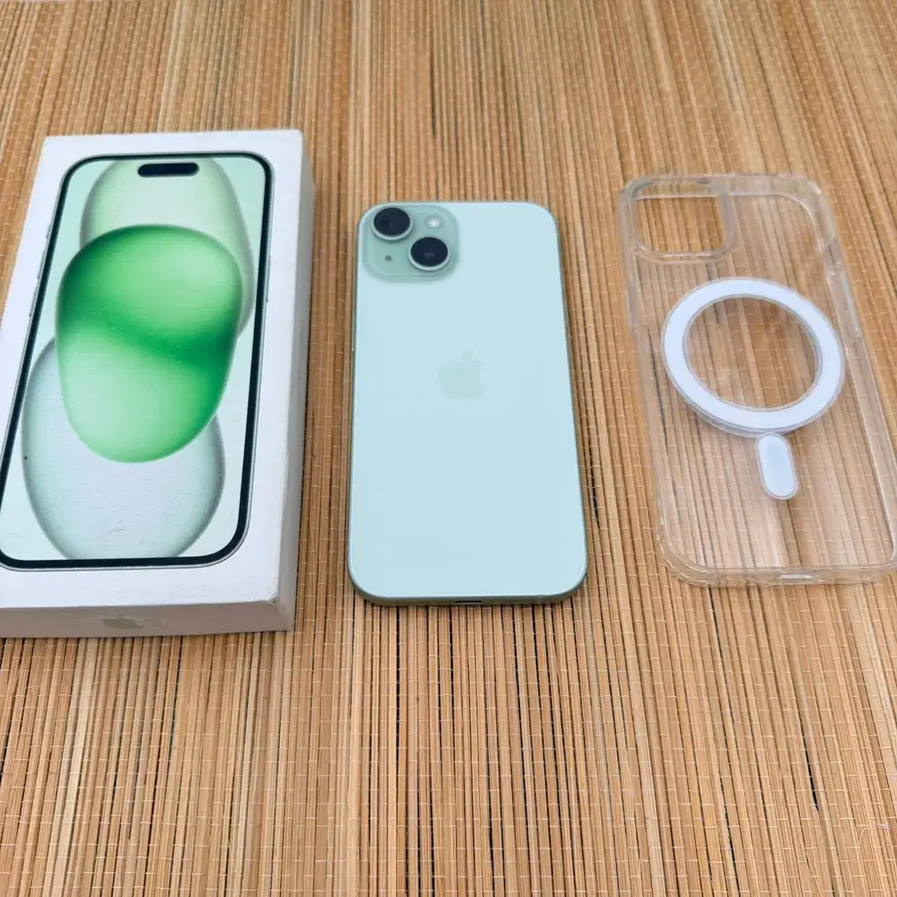 Iphone 15 128gb IBOX garansi on hijau resmi
