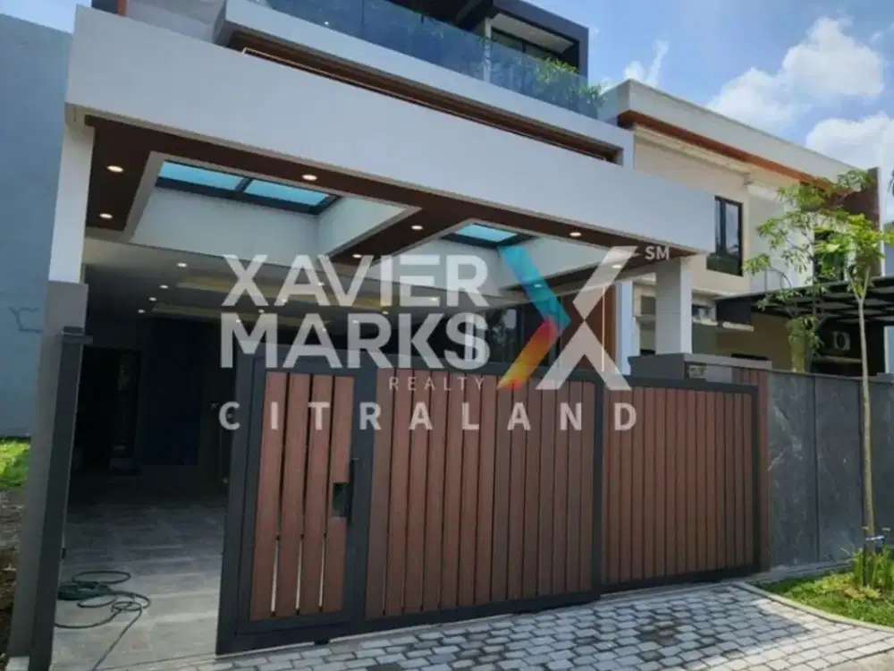 Rumah 3 Lantai Citraland Woodland, dengan Private Lift & Smart Home