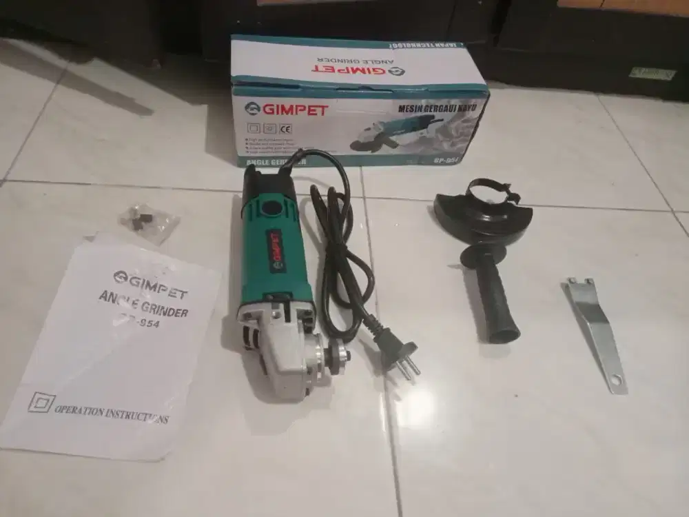 mesin gerinda tangan merk gimpet tinggal pake