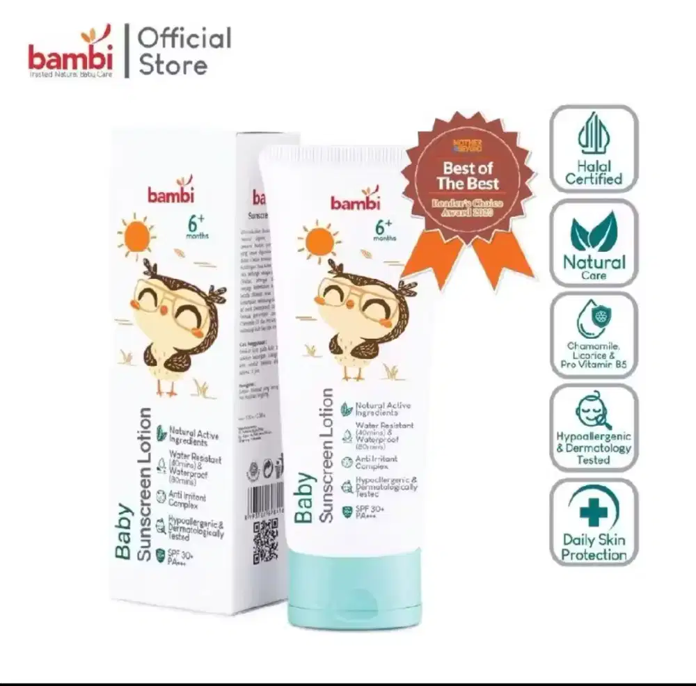 Bambi sunscreen lotion