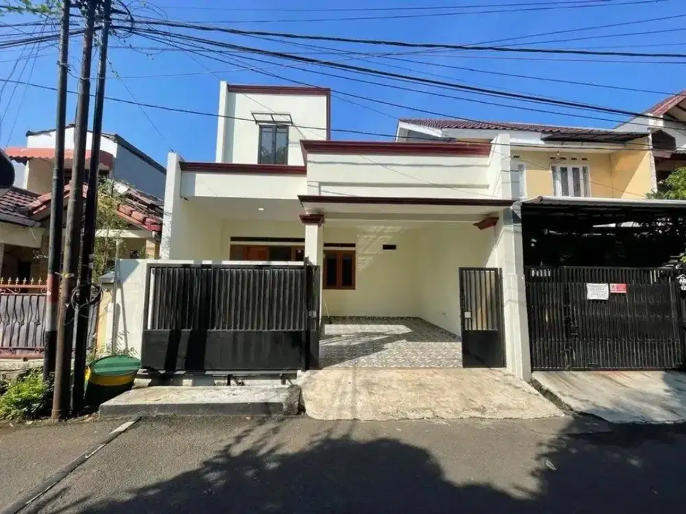 Jual Rumah Baru Pondok Bambu, Security 24 Jam, Murah, Nego
