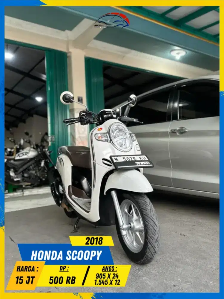 HONDA SCOOPY 2018 BEKAS RASA BARU BOSSKU HIKMAH MOTOR KEPUH MALANG