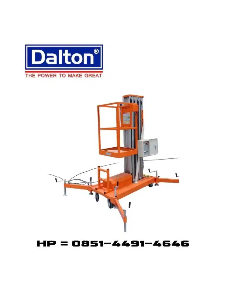 Tangga Hidrolik Work Platform GTWY 10-1000 Single Mast DALTON