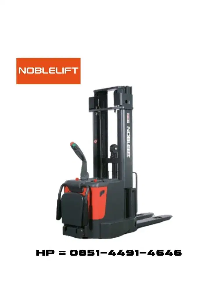 Electric Pallet Stacker NOBLE LIFT Kapasitas 1,6 Ton Tinggi 5,3 Meter