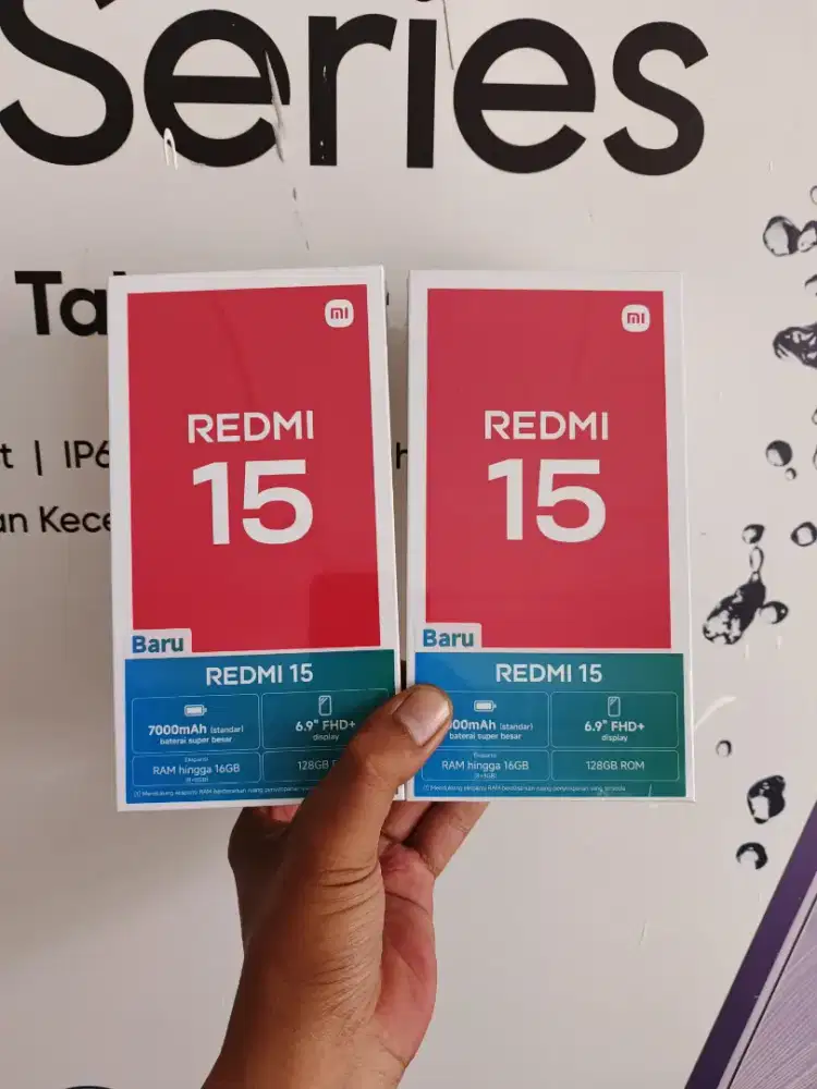 Fast respon WA Xiaomi Redmi 15 NFC 8+8/256 Garansi resmi 15bln