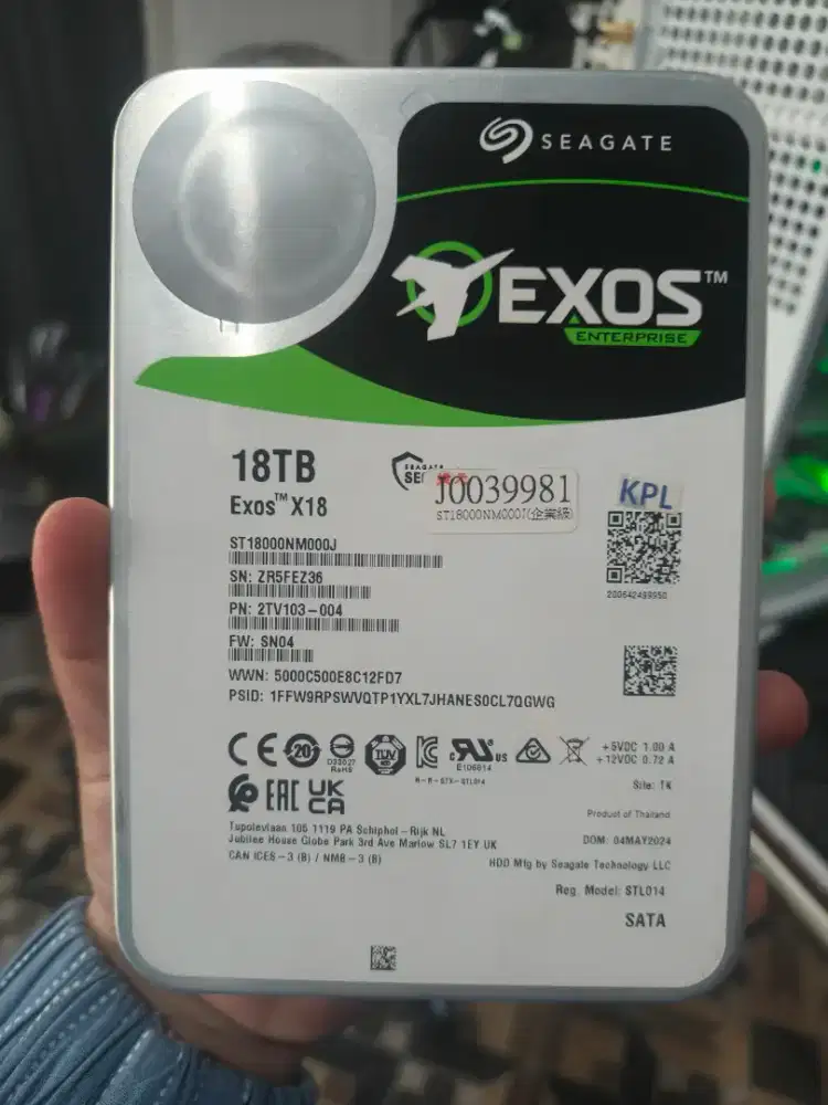 Hardisk 18 Tera Kesehatan 100% Garansi Toko 1 Bulan