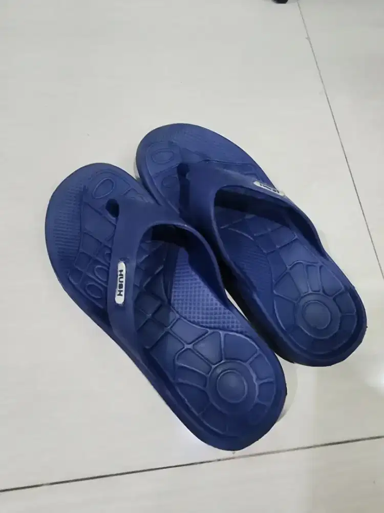 Sandal Pria Hush Puppies Brooks Blue size 41