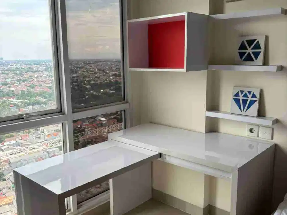 Dijual apartemen taman melati, margonda 2,  depok, tower B lantai 26, luas 27 m2, full furnish