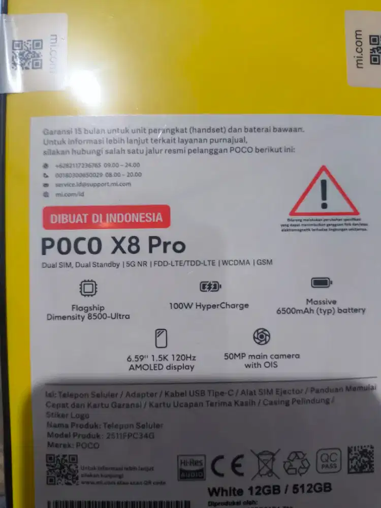 Poco x8 pro 12/512 BNIB