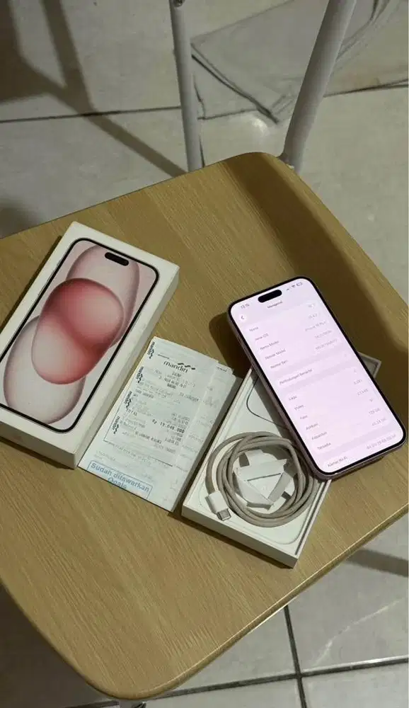 Iphone 15 Plus 128gb resmi Ibox, Gransi panjang