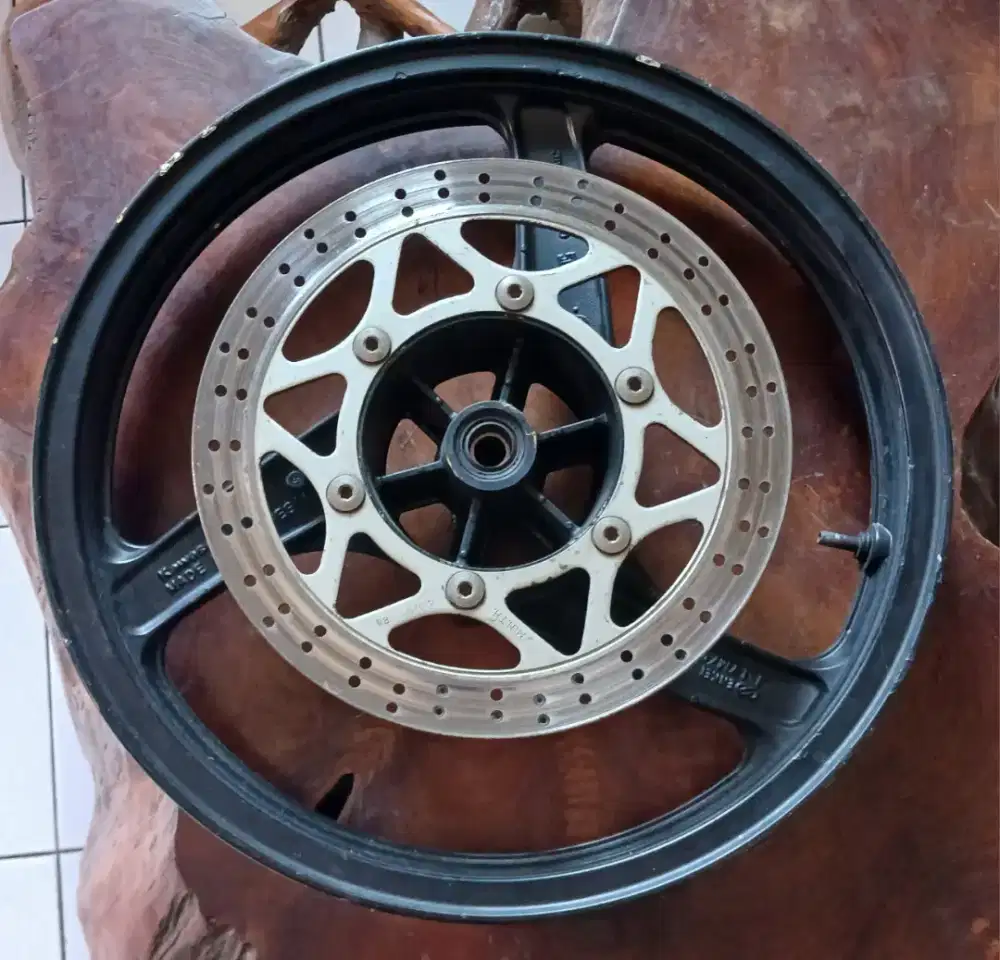 Velg ori ninja RR set dpn blkg Enkei lkp cakram dan gear set Kawasaki