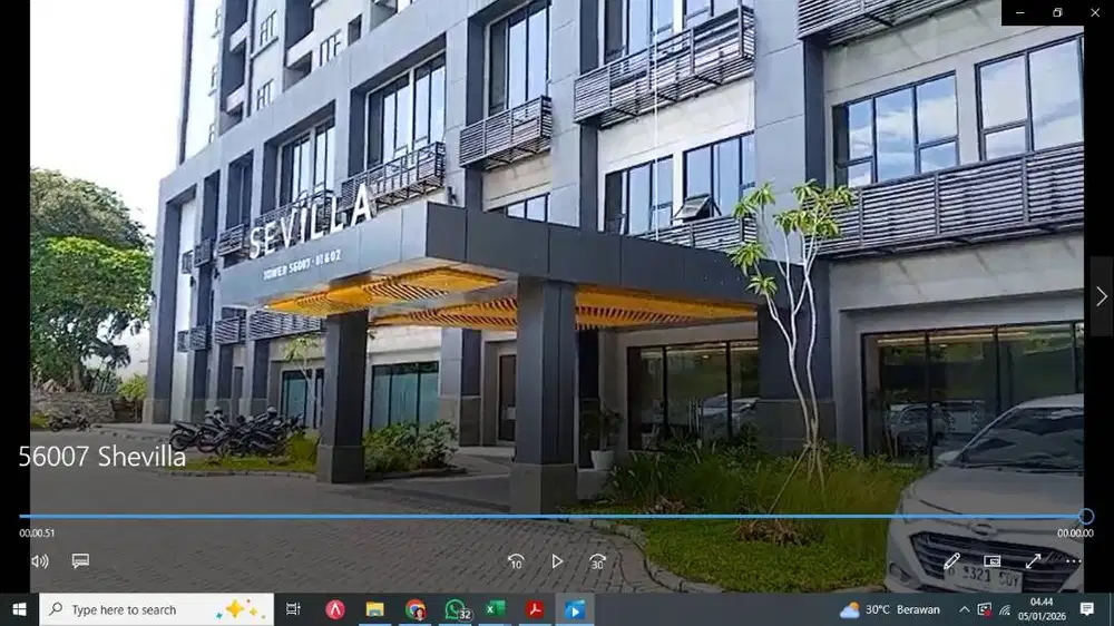 Disewakan Murah Apartemen Meikarta District 2 Sevilla (56007-2B-26R)