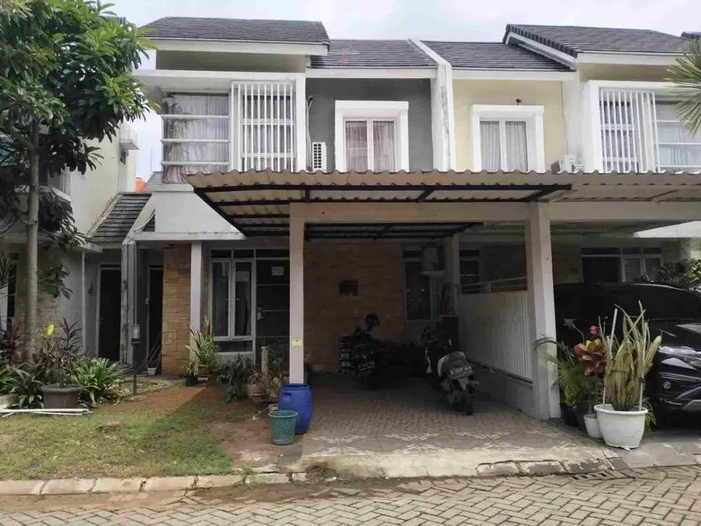 Rumah cluster LT 105 di metland transyogi cileungsi siap huni 1 M nego SD deal
