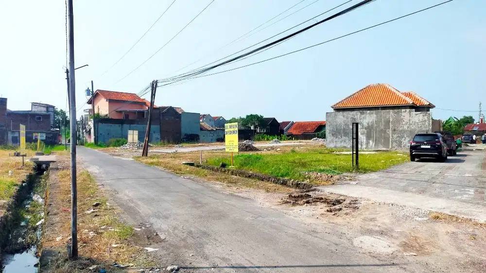 Murah Tanah Kavling Di Jual didlm Perumahan, Timur Luwes Gentan